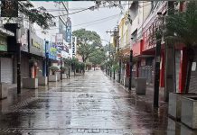 Frente fria chega a Prudente nesta quarta-feira trazendo chuva e queda brusca de temperatura