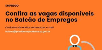 Oferta de 254 vagas de empregos no Balcão de empregos