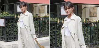 Bruna Marquezine usa bolsa de cerca de R$ 20 mil feita de couro de bezerro em Paris