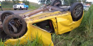 Homem morre após capotar Punto perto de Martinópolis