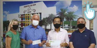 Acipp Presidente Prudente faz doação para ajudar na construção do Hospital do Rim