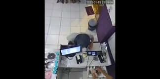 VÍDEO: Polícia prende ladrão em flagrante ao assaltar sorveteria