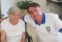 Morre aos 94 anos mãe do presidente Bolsonaro