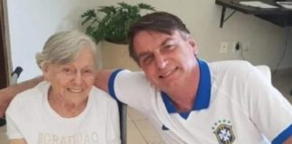 Morre aos 94 anos mãe do presidente Bolsonaro
