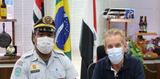 Prefeito Ed Thomas recebe visita de Capitão Martins da Polícia Rodoviária de Prudente