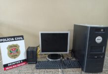 Polícia Civil recupera computador roubado de biblioteca municipal de Paulicéia
