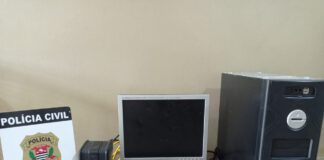 Polícia Civil recupera computador roubado de biblioteca municipal de Paulicéia