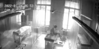 MISTÉRIO: Cadáver levanta em necrotério e câmera flagra tudo na Rússia