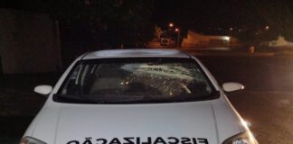 FISCALIZAÇÃO: Carro da Vigilância Sanitária leva paulada no Ana Jacinta