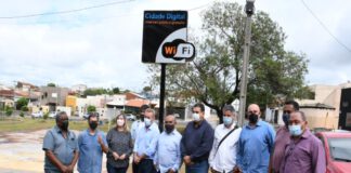 Praça do bairro Maré Mansa ganha wi-fi gratutito da prefeitura