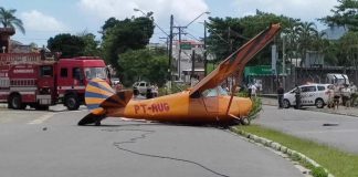 Avião cai próximo ao Aeroporto de Ubatuba