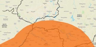 INMET emite alerta de tempestade para região de Presidente Prudente