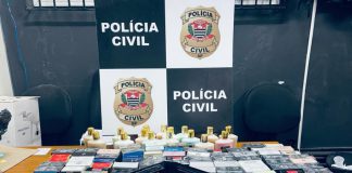 Polícia de Pirapozinho derruba local de distribuição de perfumes falsificados