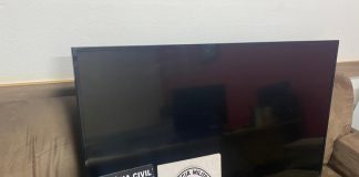 Polícia recupera TV de 55 polegadas em casa de receptador