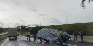 Viaturas do BAEP de Vencesalau capotam na rodovia Raposo Tavares