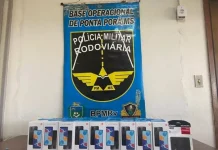 Polícia apreende carro com placas de Presidente Prudente fazendo contrabando na fronteia com o Paraguai