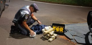 Polícia Rodoviária prende homem com 11 Kg de entorpecentes na Raposo Tavares