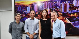 Nova gestão do Prudenshopping se reune com prefeito para fechar parcerias