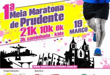 INSCRIÇÕES ABERTAS: Prudente recebe 1ª edição da Meia Maratona dia 19 de março