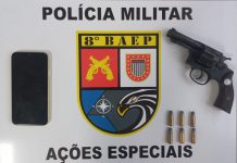 BAEP prende homem que estava foragido e com arma de fogo no Jardim Vale do Sol