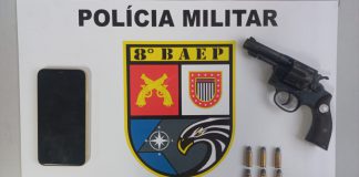 BAEP prende homem que estava foragido e com arma de fogo no Jardim Vale do Sol
