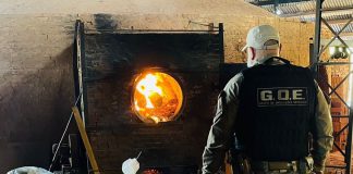 Polícia Civil realiza incineração de cerca de 138 Kg de drogas apreendidas