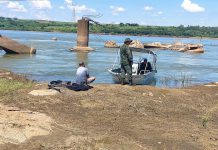 Homem é flagrado fazendo pesca subáquitica a menos de 1.000 metros da UHE em Taciba