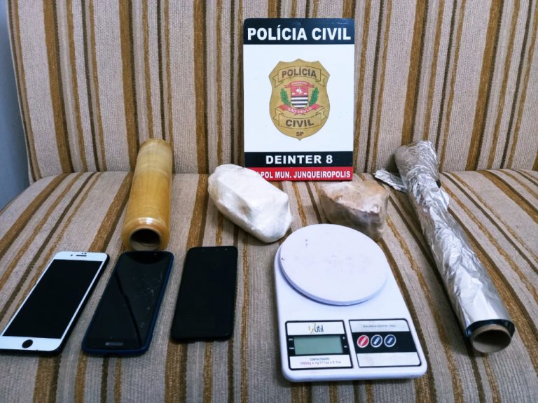 Após investigação Polícia Civil prende casal de traficantes ligados à facção criminosa em Junqueirópolis
