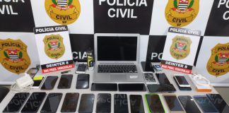 Polícia Civil de Venceslau prende homem responsável por furto de 30 celulares
