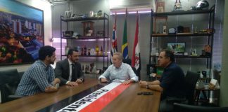 Prefeito e delegado chefe da Polícia Federal firmam parcerias na Educação e Assistência Social