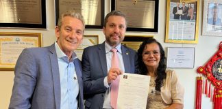 Ed é recebido pelo deputado federal Fausto Pinato e solicita recursos junto com vereadora Joana D’arc