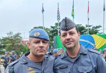 Capitão PM Bressan, ex-comandante do BAEP Presidente Prudente, recebe homenagem da corporação