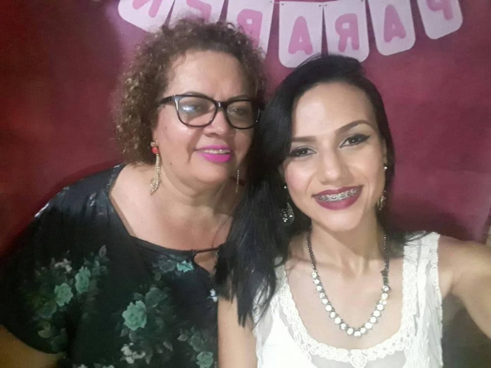 A professora Aparecida Florentina que foi morta por sua filha Maria Fernanda da Conceição