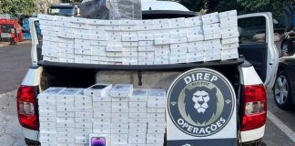 Casal com carro de Presidente Prudente é preso com R$ 1 milhão em iPhones na fronteira com o Paraguai