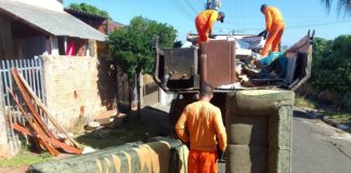 PRUDENTE: Força-tarefa de combate à dengue recolhe 880 toneladas de entulhos