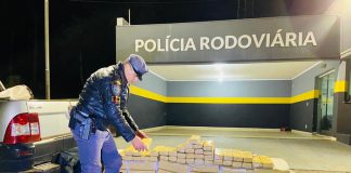 VENCESLAU: Após persguição dois homens são presos transportando 300 Kg de maconha