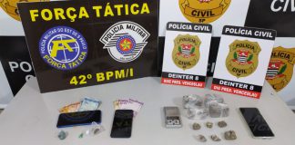 Polícia Civil derruba três biqueiras de drogas em Presidente Venceslau