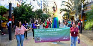 PRUDENTE: Sesc e Senac realizam ato contra projeto de lei que reduz verbas dos órgãos