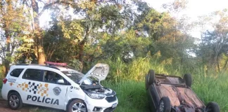 DRACENA: Homem embriagado atropela policiais rodoviários que estavam operando radar