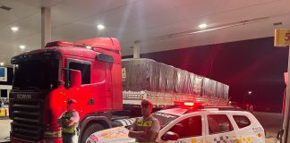Caminhão roubado é recuperado pela Polícia Rodoviária em Venceslau
