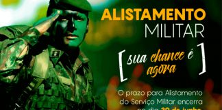 NASCIDOS EM 2005: Prazo para alistamento militar acaba neste mês