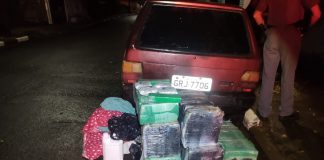 Adolescente de 16 anos é apreendido com 214 Kg de maconha em Álvares Machado