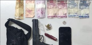 Polícia Militar prende três com drogas e simulacro de arma no Parque do Povo