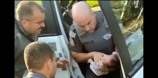 VÍDEO: Policiais militares salvam bebê recém-nascida engasgada com leite em Lucélia
