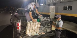 Polícia Rodoviária apreende 269 Kg de cocaína com bolivianos em Prudente