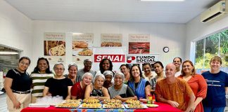 Senai/Fundo Social forma turma de fabricação de salgados