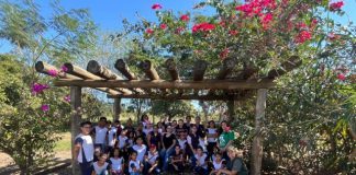 Alunos de escola municipal Santa Mercedes visitam o Parque Estadual do Aguapeí
