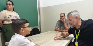 Pequeno gênio se encanta com campus 2 da Unoeste