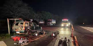 Jovem de 20 anos morre ao atingir caminhonete que cruzava rodovia em Pirapozinho