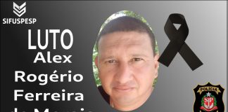 NOTA DE PESAR: Policial Penal Alex Rogério Ferreira de Morais